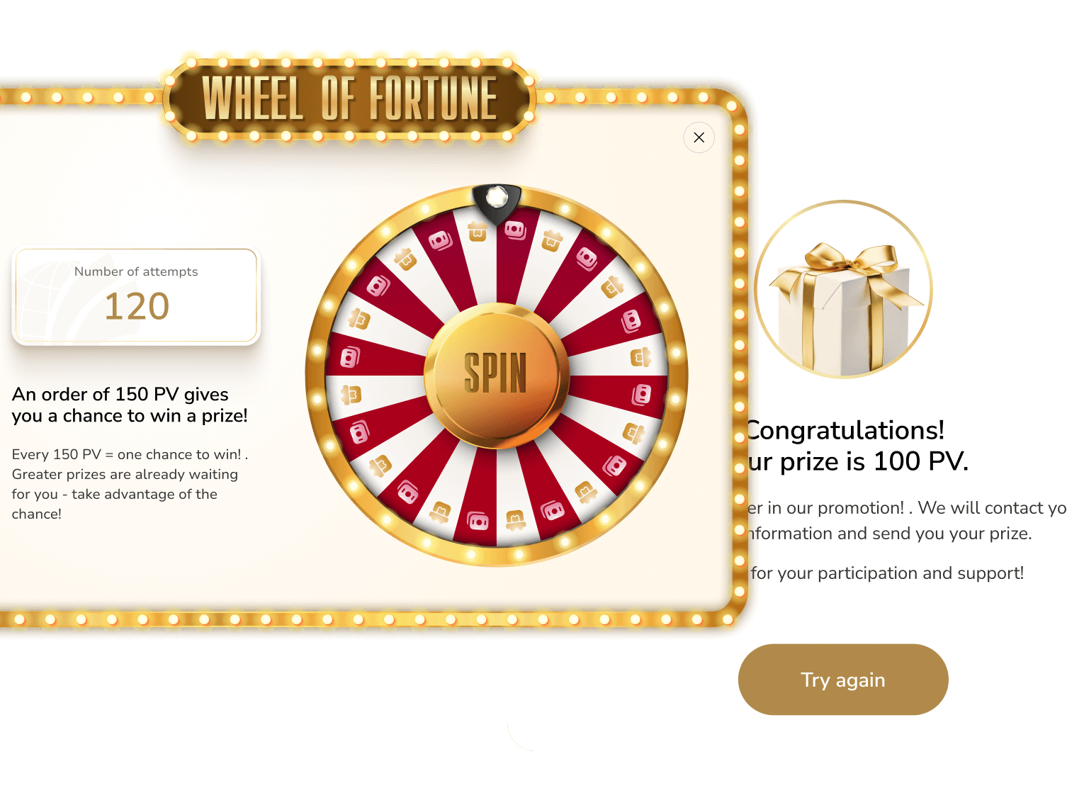 Launching promotions