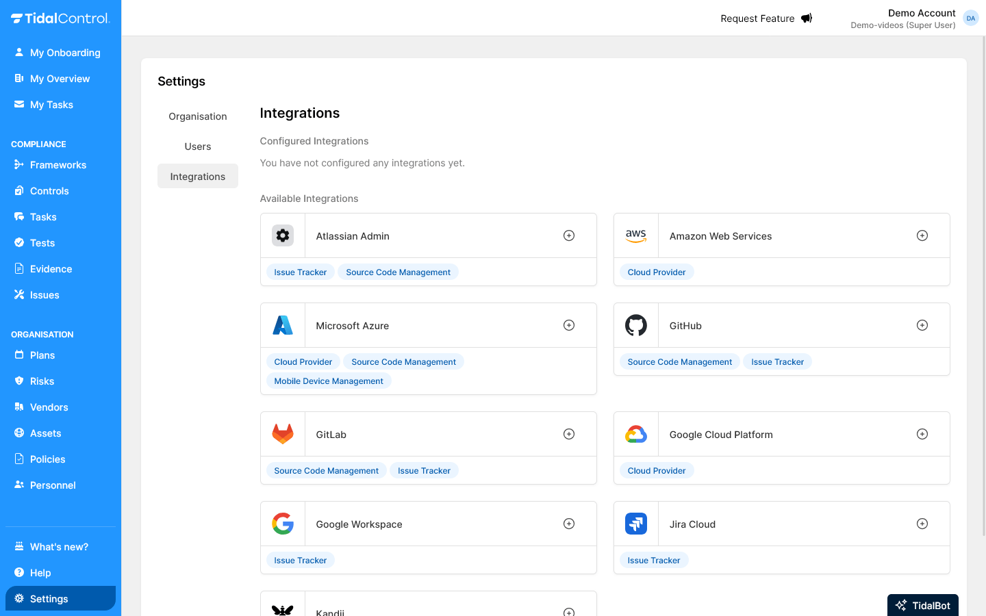 Integraties overzicht