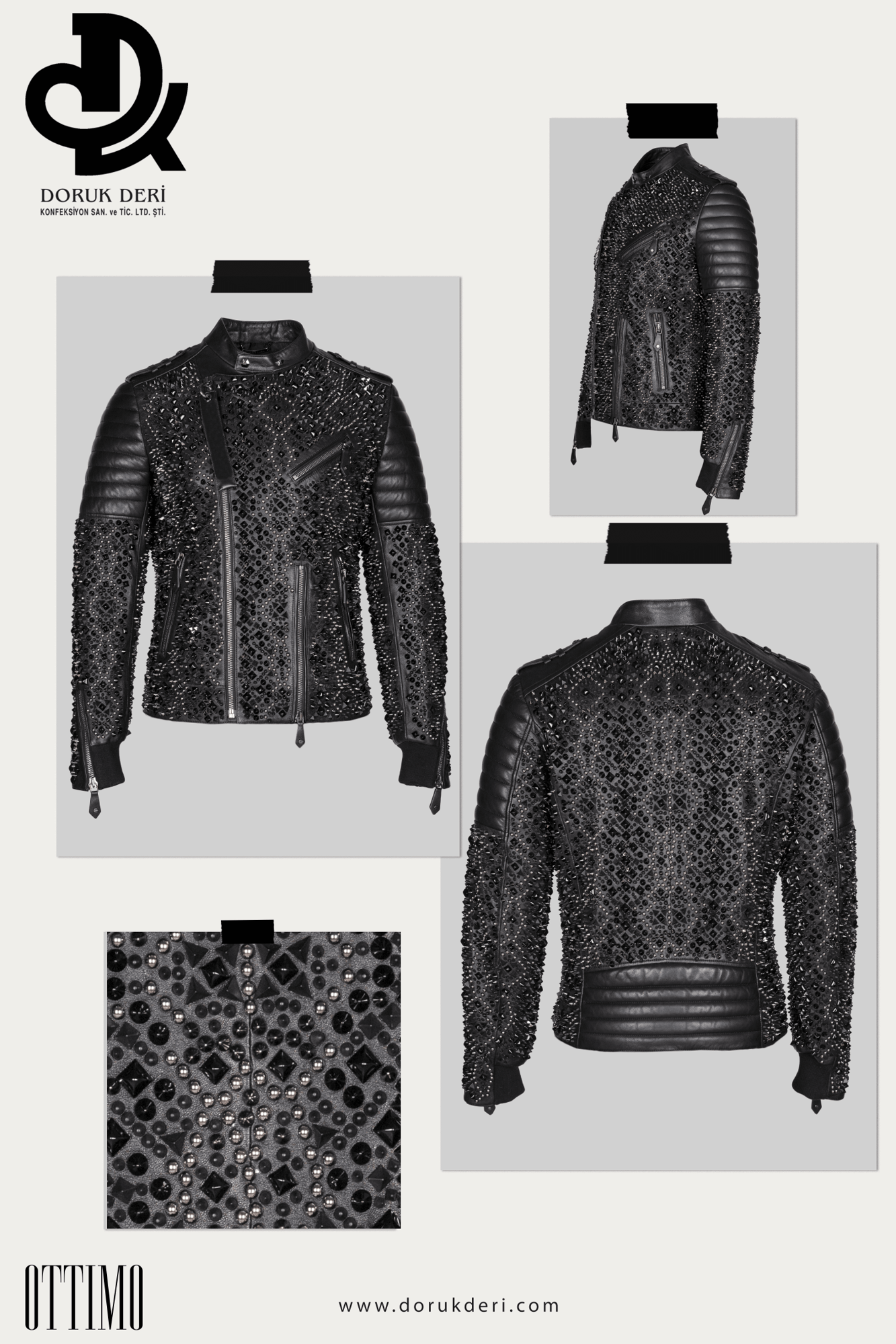 Sheep-Lamb Skin Men Jacket - Turkish Leather