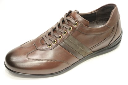 Men's Polished Leather Comfort Derby Shoe - Quality Leather Product Manufactured By Şahi̇nler Ayakkabicilik Sanayi̇ Ve Ti̇caret Li̇mi̇ted Şi̇rketi̇. Contact For B2B Orders.