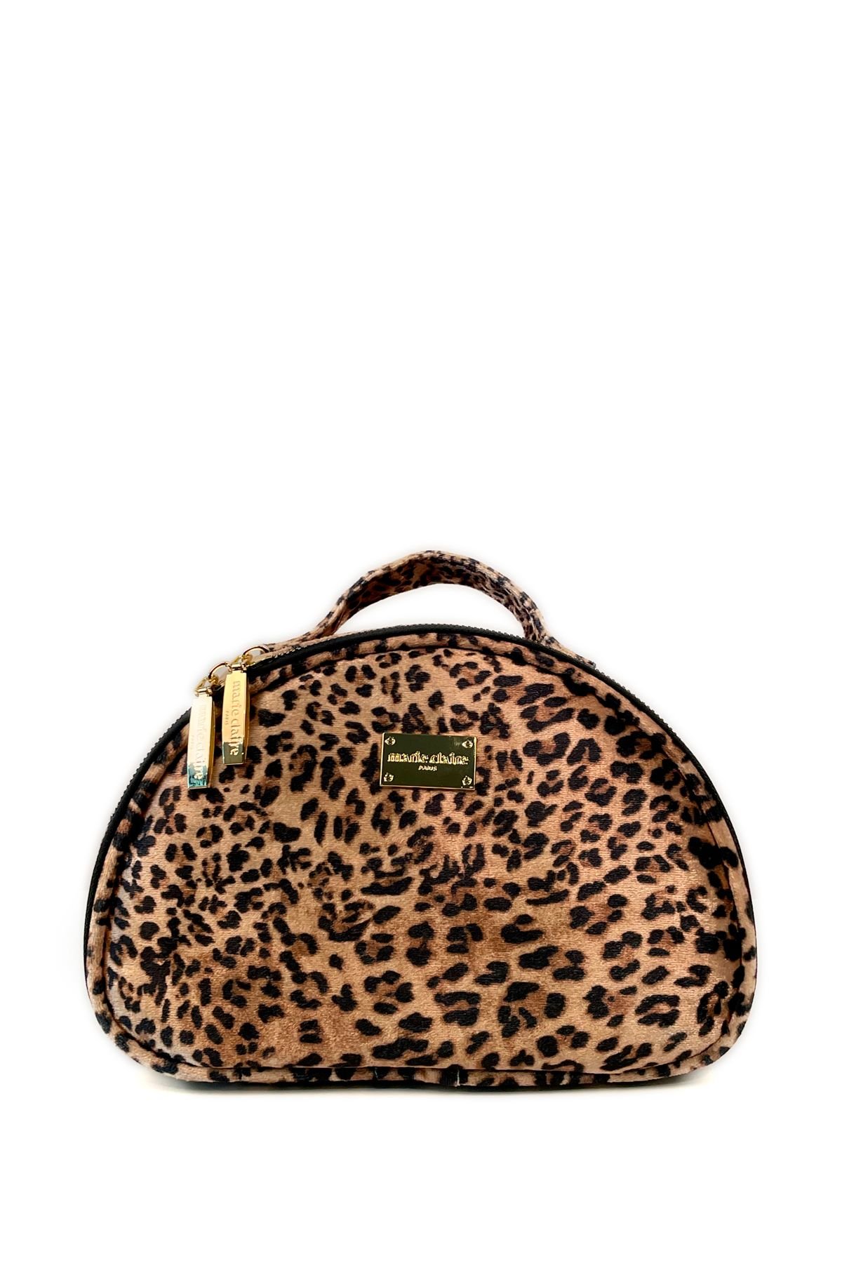 Leopard Women Makeup Bag Odette Mc222111418 - Turkish Leather