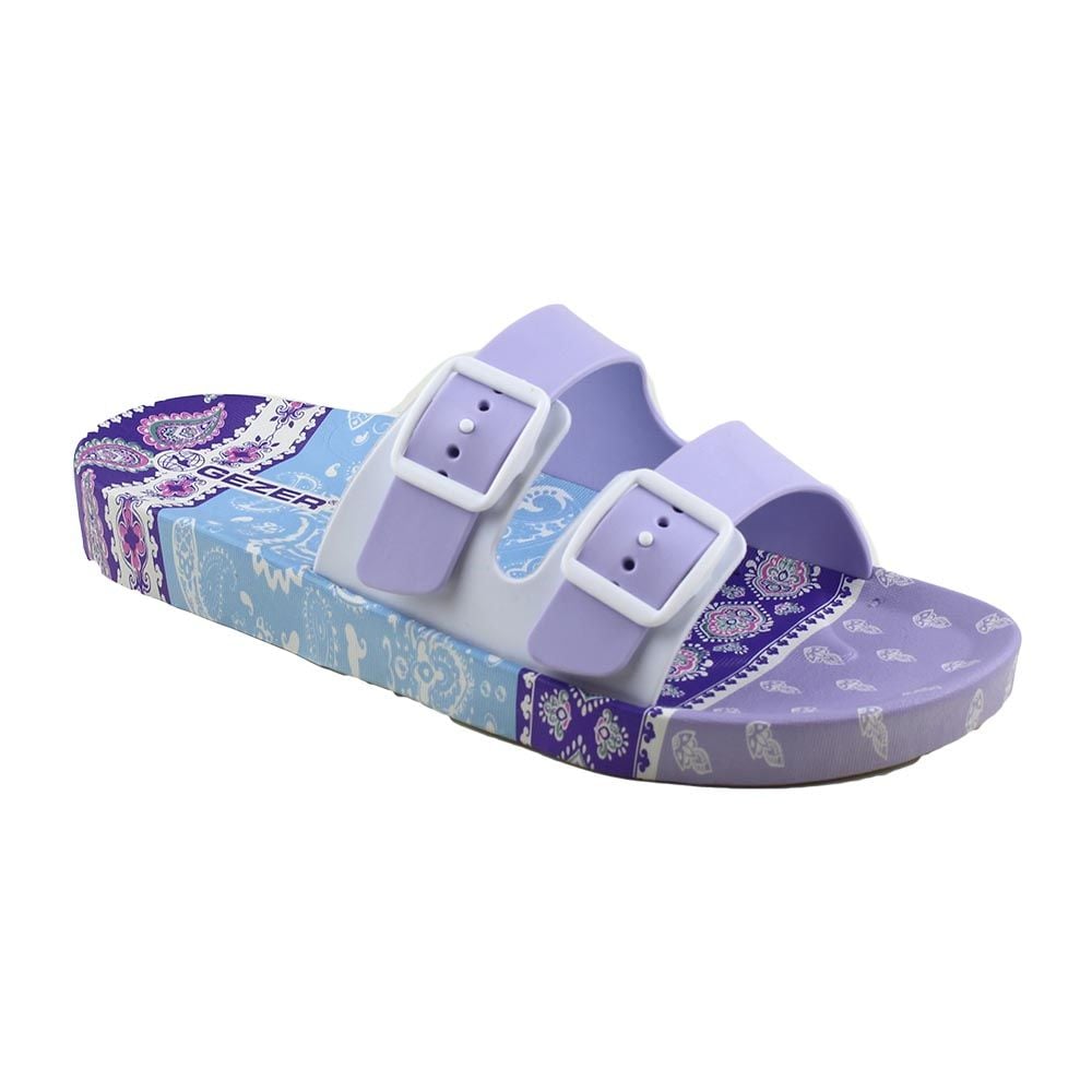 Modische Paisley Muster Damen Sommerslipper - Qualitatives Lederprodukt Hergestellt Von Gezer Ayakkabi Deri̇ San. Ve Ti̇c. A.ş.. Kontakt Für B2B-Bestellungen.