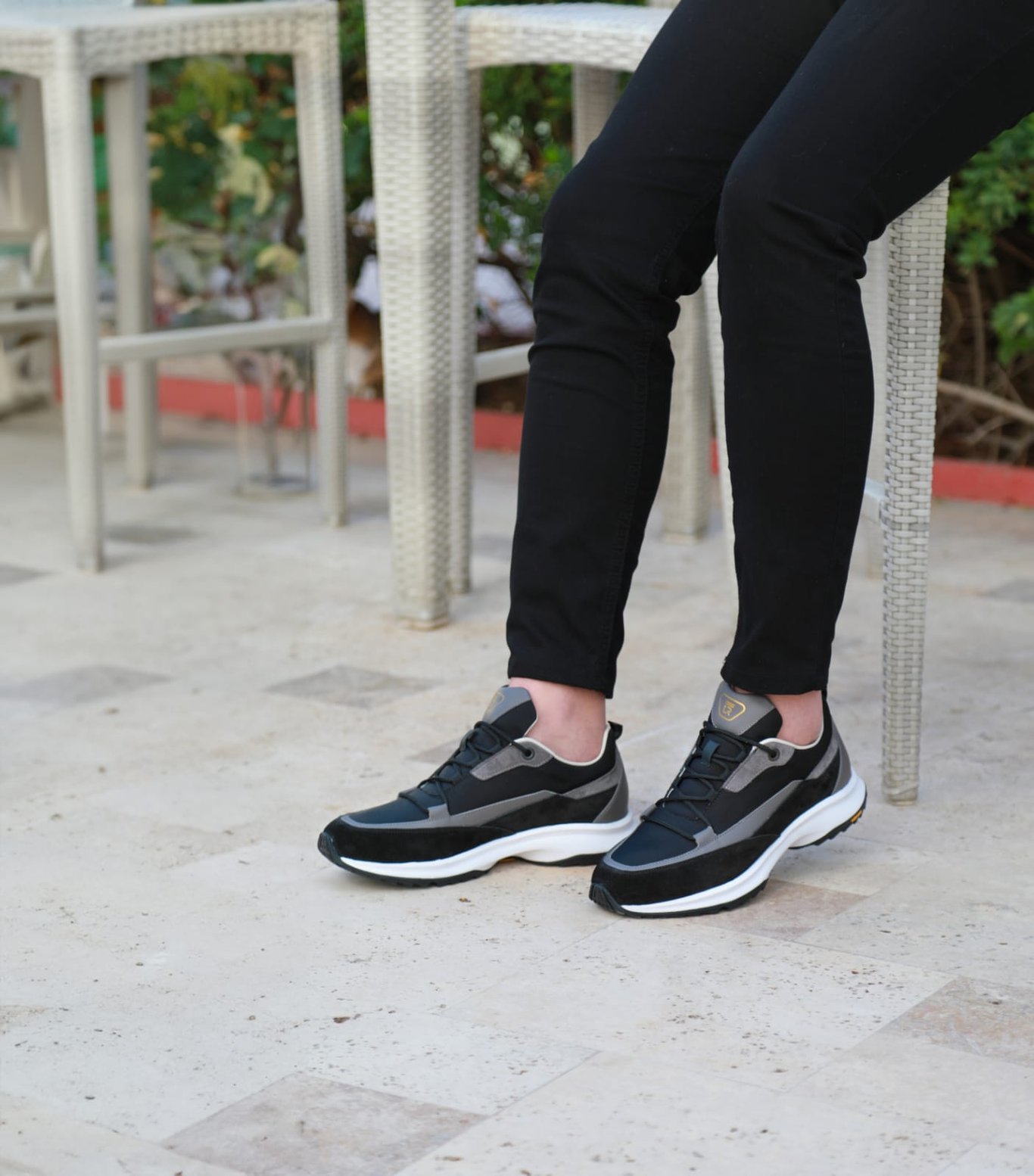 Leather Upper Men  Comfort Shoes