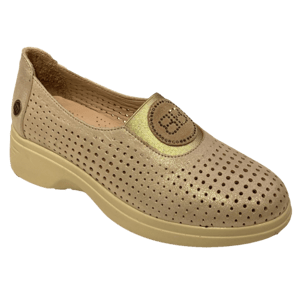 Shimmering Perforated Leather Slip On Design - Quality Leather Product Manufactured By Mammamia İç Ve Dış Ticaret A.ş.. Contact For B2B Orders.