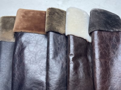 Luxurious Two Sided Natural Shearling Leather - Quality Leather Product Manufactured By Desmo Kurk San. Ve Tic. Ltd. Sti.. Contact For B2B Orders.