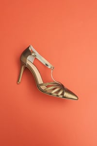 Elegant T Strap Pointed Toe High Heel - Quality Leather Product Manufactured By Derimer Deri San. Ve Tic. Ltd. Şti.. Contact For B2B Orders.