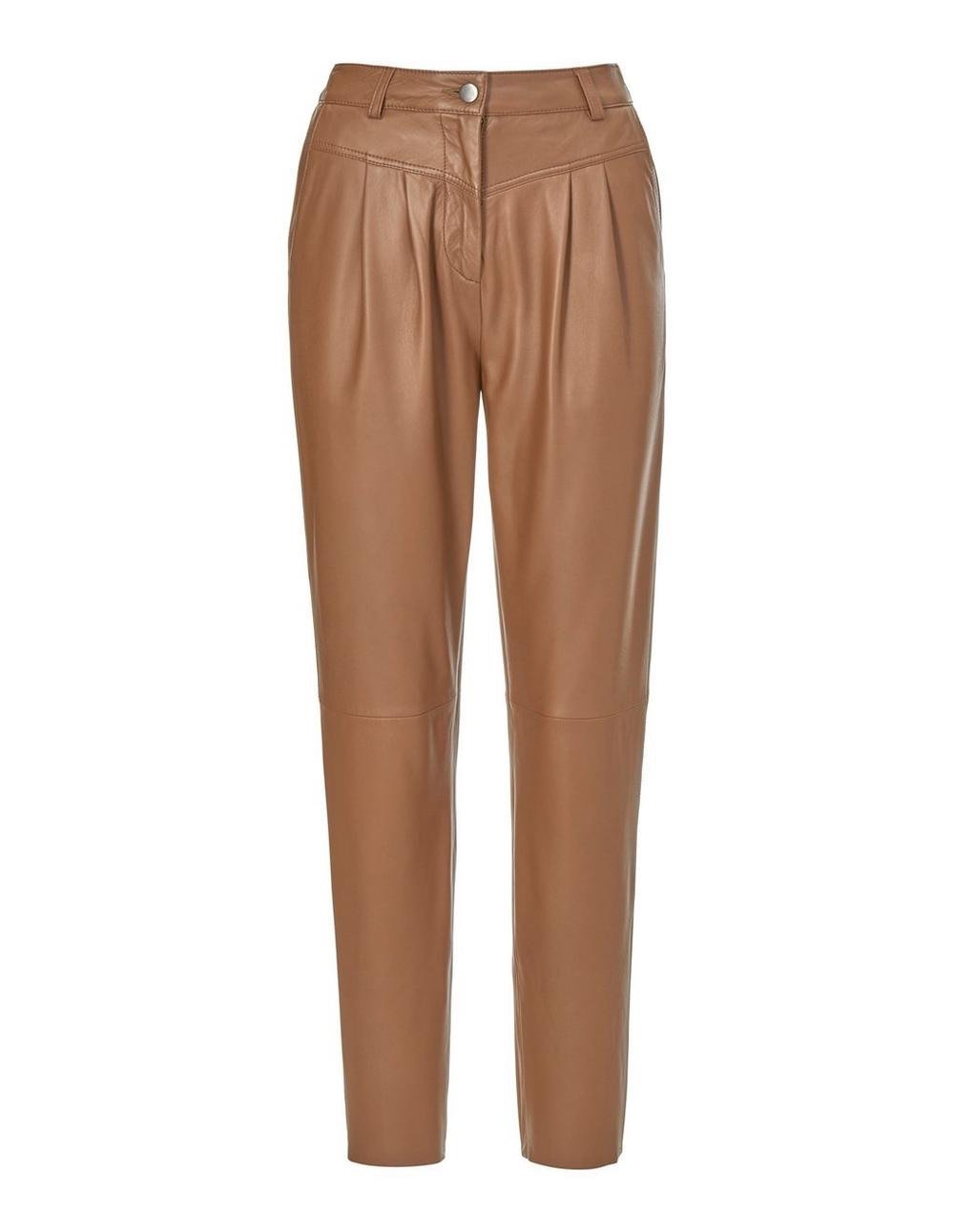 Stretch Leather Pants