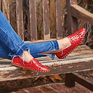 Handcrafted Laser Cut Perforated Leather Loafers - Quality Leather Product Manufactured By Karyoka Ayakkabi San Ve Diş Ti̇c. A.ş.. Contact For B2B Orders.