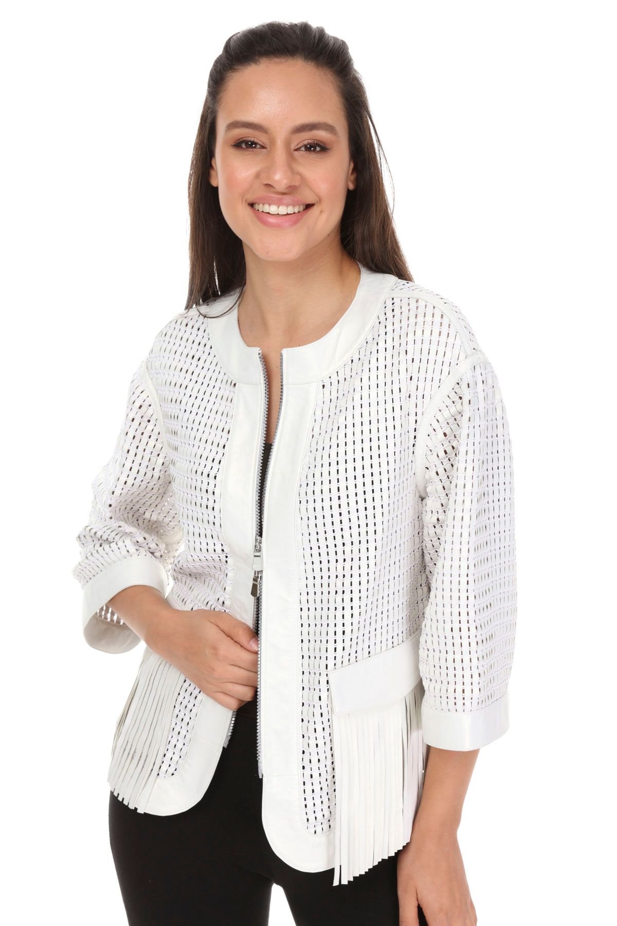 Sheep-Lamb Skin Women Jacket