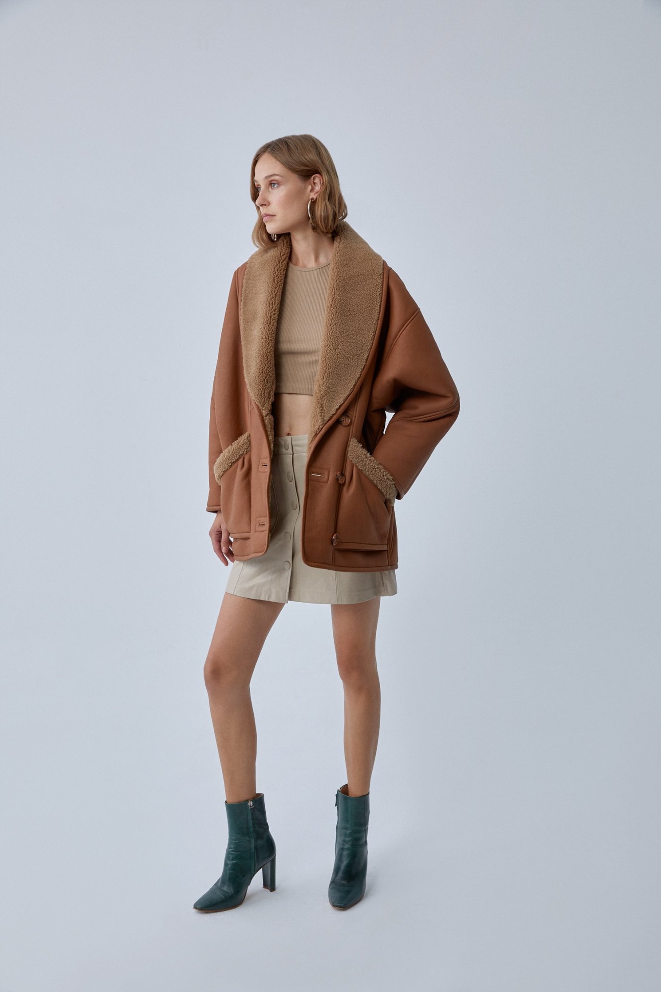 Shearling (Sheep-Lamb) Women Jacket