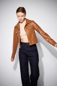 Women Leather Jacket - Quality Leather Product Manufactured By Anka99 Deri San Tic Ltd Sti. Contact For B2B Orders.