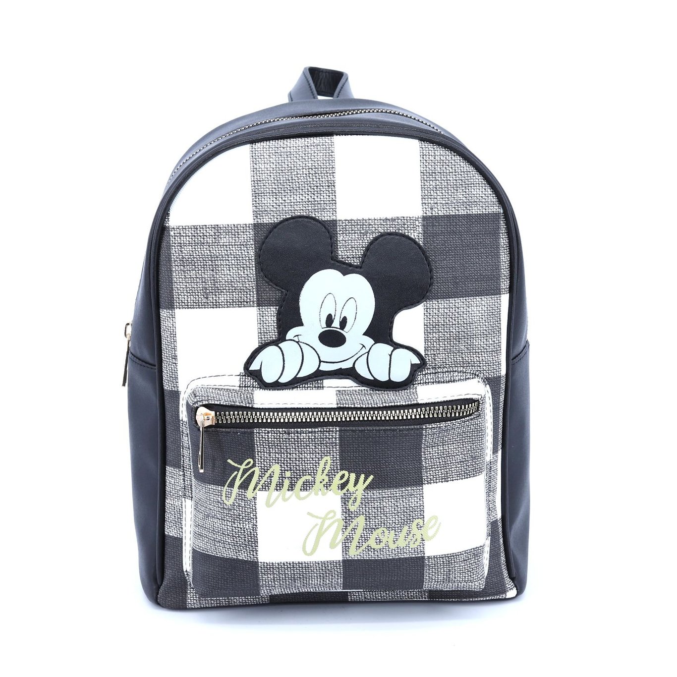 Chic Mickey Mouse Plaid Design Kids Backpack - Quality Leather Product Manufactured By F.b. Aksesuar Çanta Teksti̇l İnş. San. Ti̇c. Ltd. Şti̇.. Contact For B2B Orders.