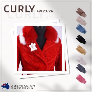 Luxurious Curly Australian Sheepskin Fur Leather - Quality Leather Product Manufactured By Dabbagh Deri̇ Teks. San. Ti̇c. Ltd. Şti̇. Contact For B2B Orders.