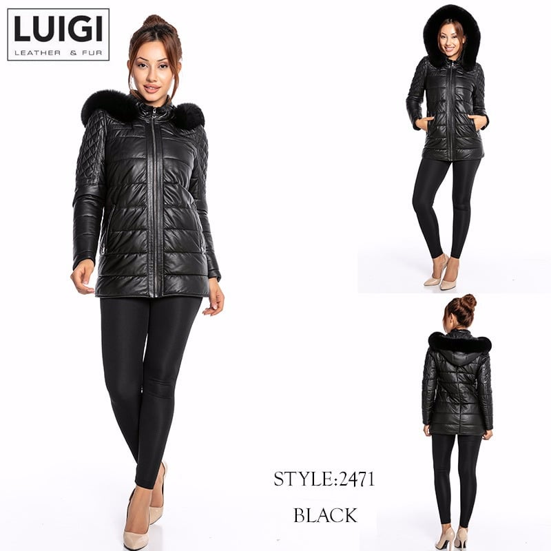 Sheep-Lamb Skin Women Jacket - Quality Leather Product Manufactured By Luigi Leather & Fur. Contact For B2B Orders.