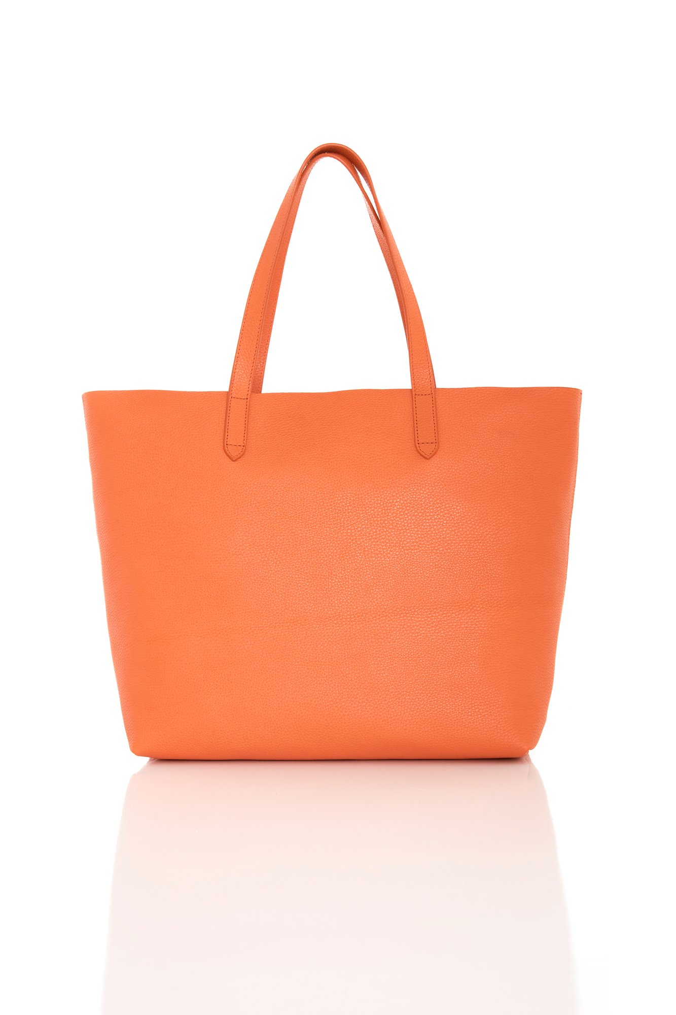 Vibrant Pebbled Calf Leather Elegant Tote Bag - Quality Leather Product Manufactured By Gundogdular Deri San. Tic. Ltd. Sti.. Contact For B2B Orders.