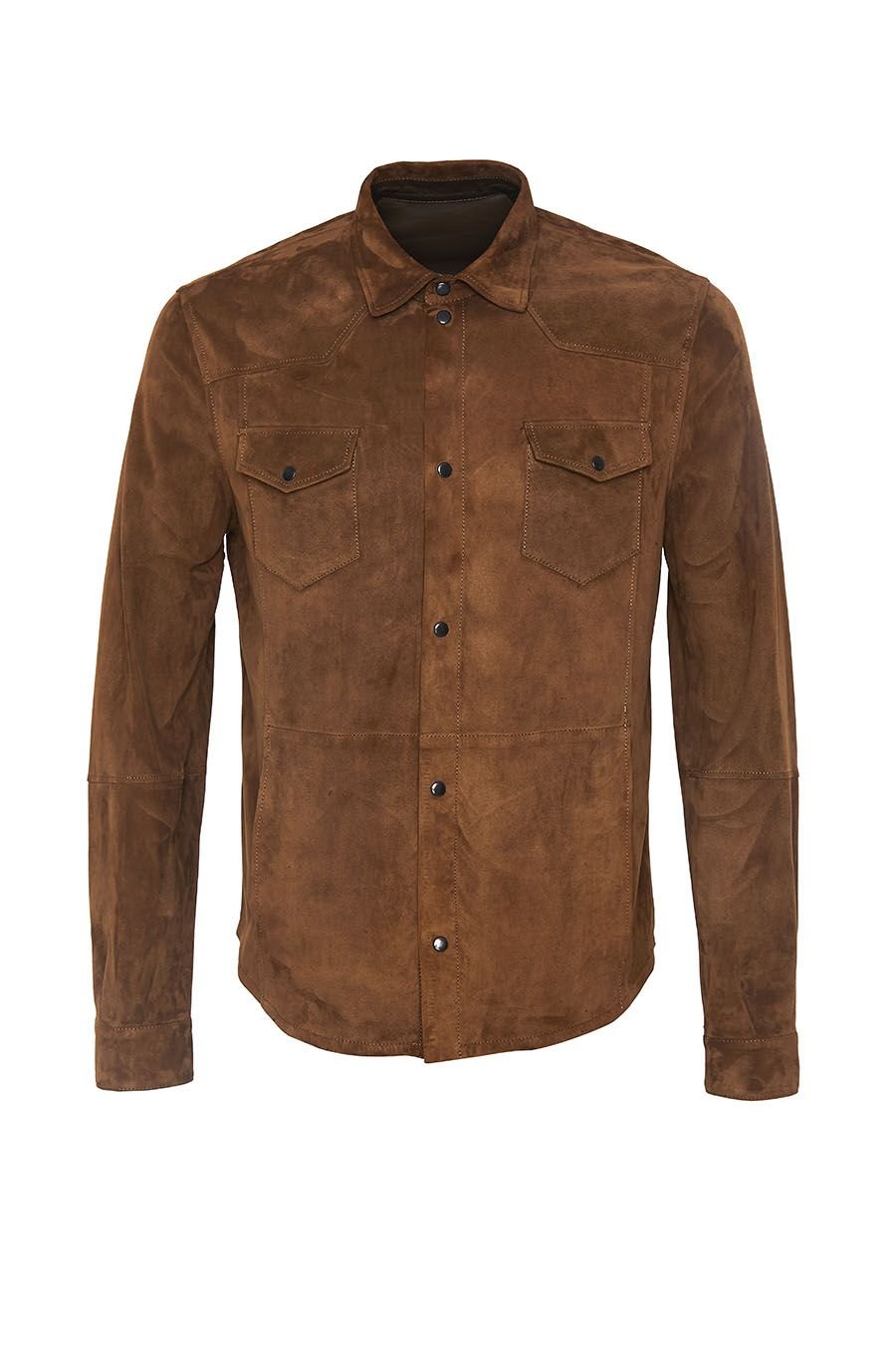 Schaf - Lamm Wildleder Herren Jacke