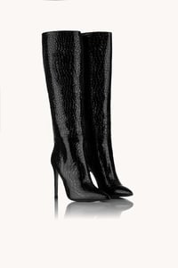 Premium Quality Genuine Leather Stiletto Boot - Quality Leather Product Manufactured By Di̇vi̇no Ayakkabicilik San. Ve Diş Ti̇c. Ltd. Şti̇.. Contact For B2B Orders.