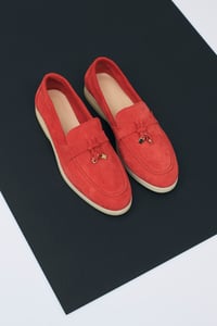 Womens Suede Leather Comfort Loafer Shoes - Quality Leather Product Manufactured By Derimer Deri San. Ve Tic. Ltd. Şti.. Contact For B2B Orders.
