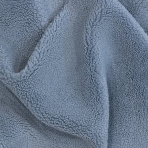 Luxurious Ice Blue Shearling For Premium Apparel - Quality Leather Product Manufactured By Ensari̇ Deri̇ Gida San.ve Ti̇c.aş. Contact For B2B Orders.