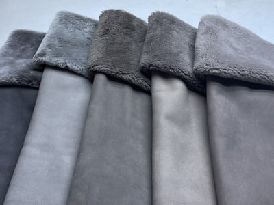 Noble Grey Double Faced Ovine Leather Raw Material - Quality Leather Product Manufactured By Desmo Kurk San. Ve Tic. Ltd. Sti.. Contact For B2B Orders.