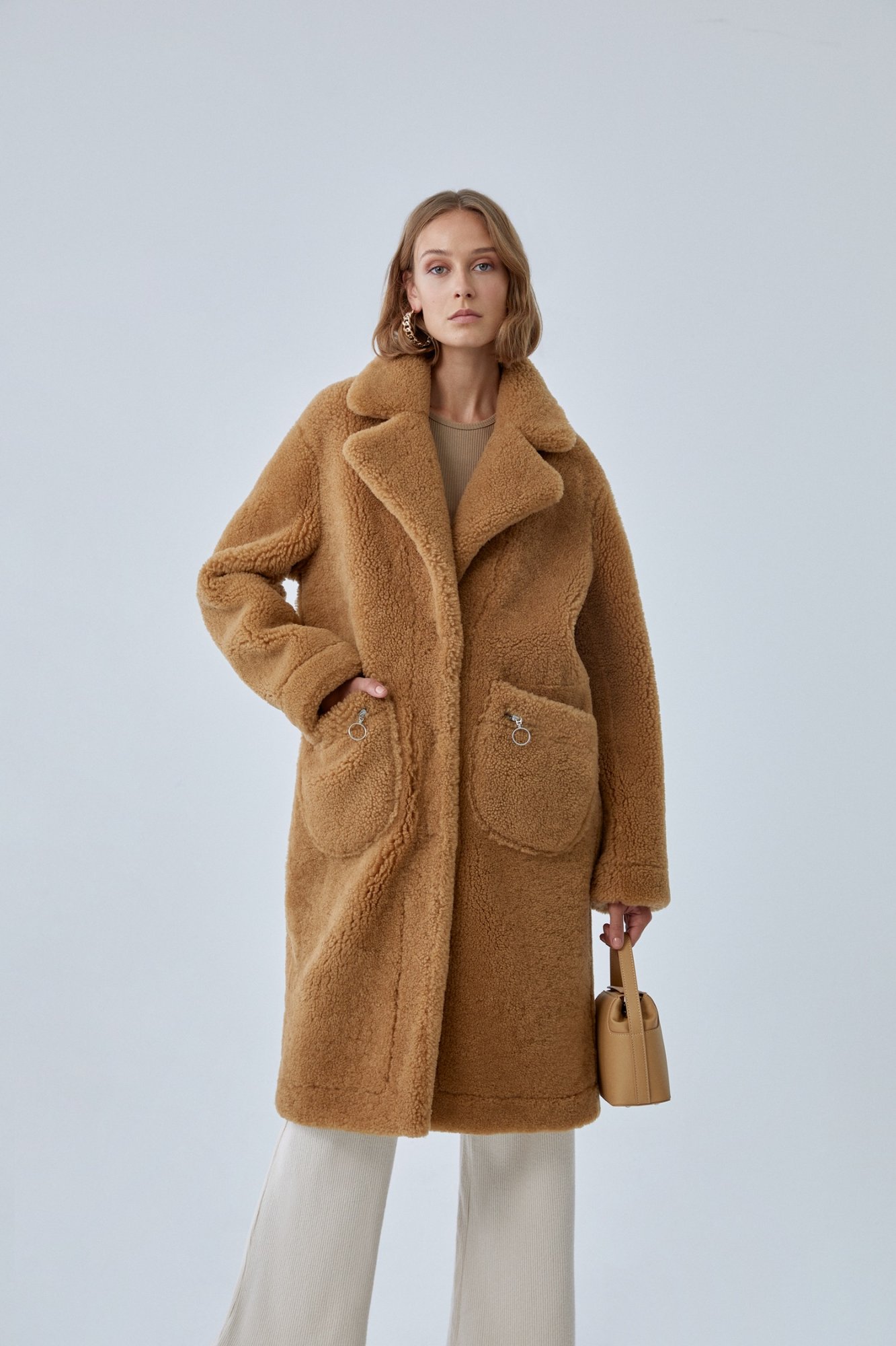 Shearling (Sheep-Lamb) Women Jacket - Turkish Leather