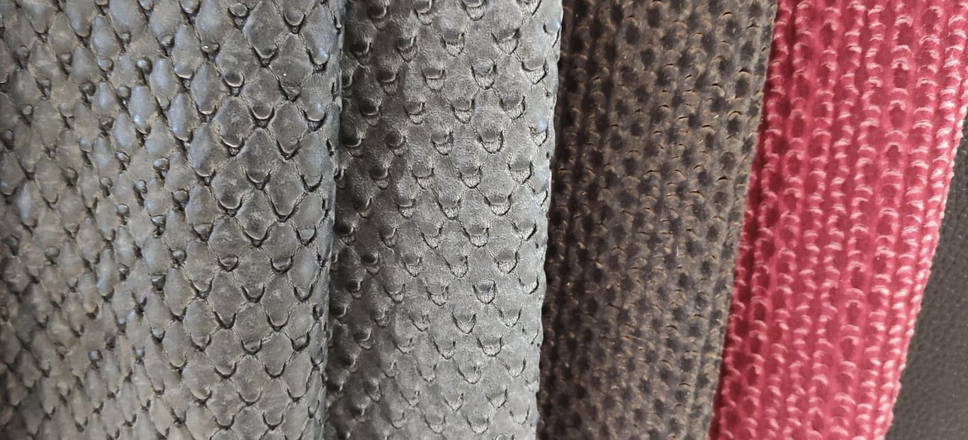 Luxurious Scale Embossed Ovine Apparel Leather - Quality Leather Product Manufactured By Marmara Deri San. Ve Tic. Ltd. Şti.. Contact For B2B Orders.