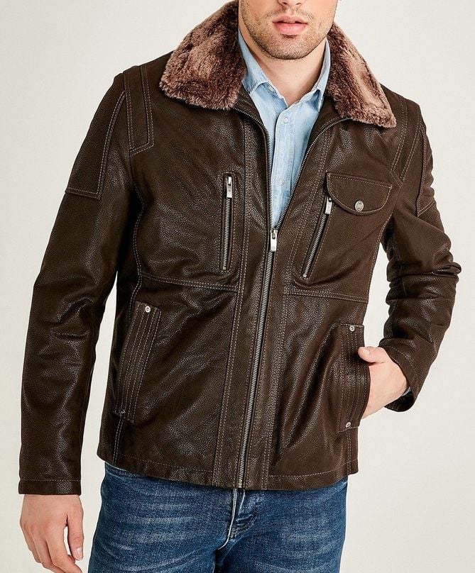 Телячья Кожа Мужской Пиджак - Качественный Кожаный Продукт Производства Dersan Deri Sanayi Ve Ticaret Limited Şirketi. Обращайтесь Для B2B Заказов.