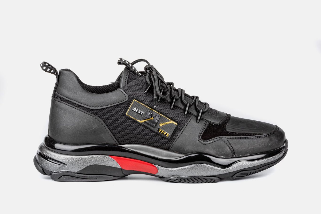 SİYAH HAKİKİ DERİ SNEAKER