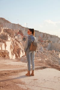 Chic Leather Backpack Everyday Elegance Defined - Quality Leather Product Manufactured By Gundogdular Deri San. Tic. Ltd. Sti.. Contact For B2B Orders.