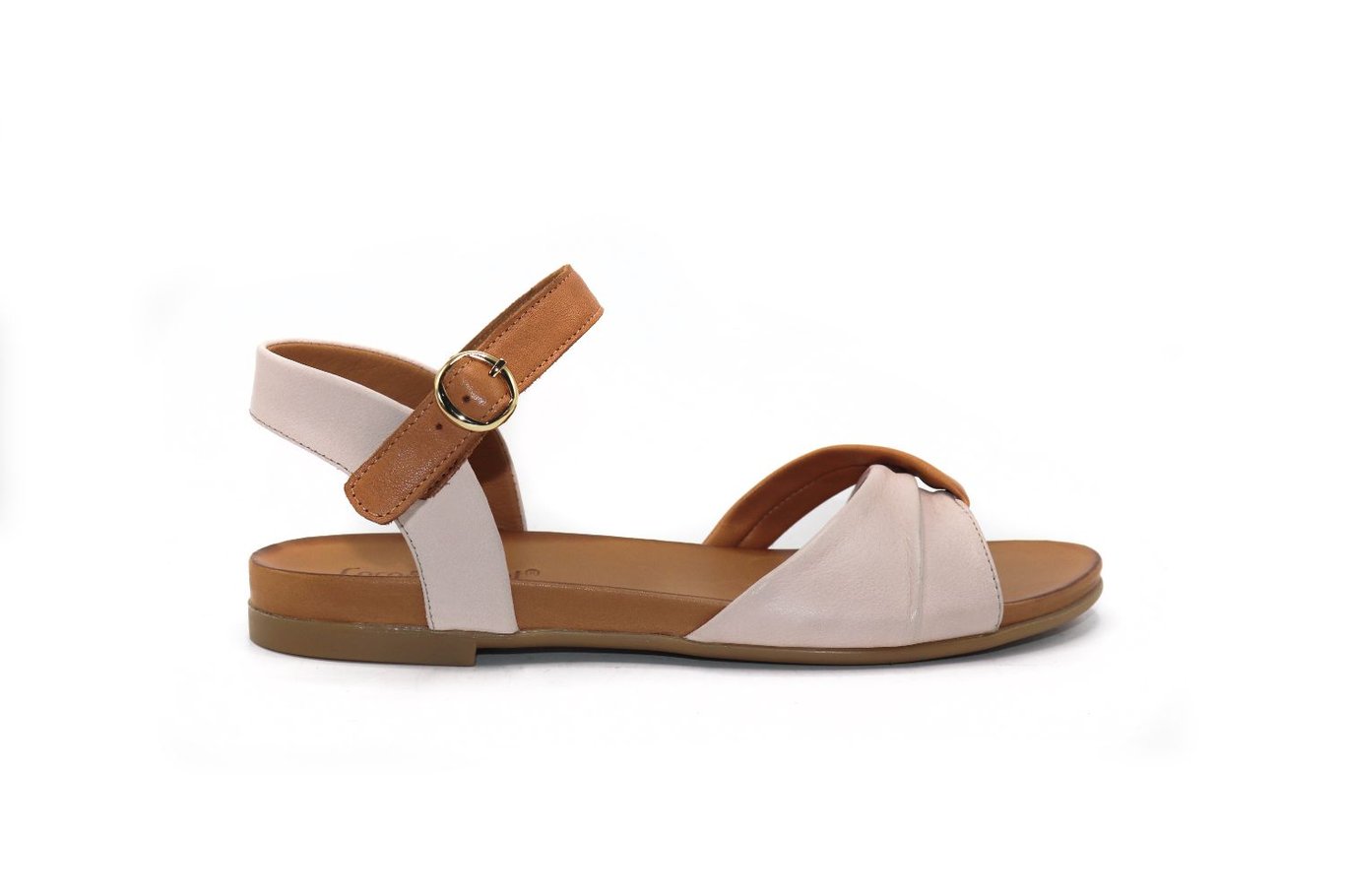 Pleated Leather Ankle Strap Women Sandal - Quality Leather Product Manufactured By Meti̇n Ayakkabi Ve Teksti̇l Sanayi̇ Ti̇c. Ltd. Şti̇.. Contact For B2B Orders.