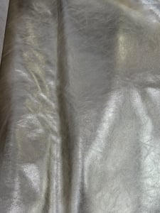 Sophisticated Metallic Silver Boxcalf Leather - Quality Leather Product Manufactured By Kupon Ayakkabi Deri̇ Ve Yan San. Ürünl. San. Ti̇c. Ltd. Şti̇.. Contact For B2B Orders.