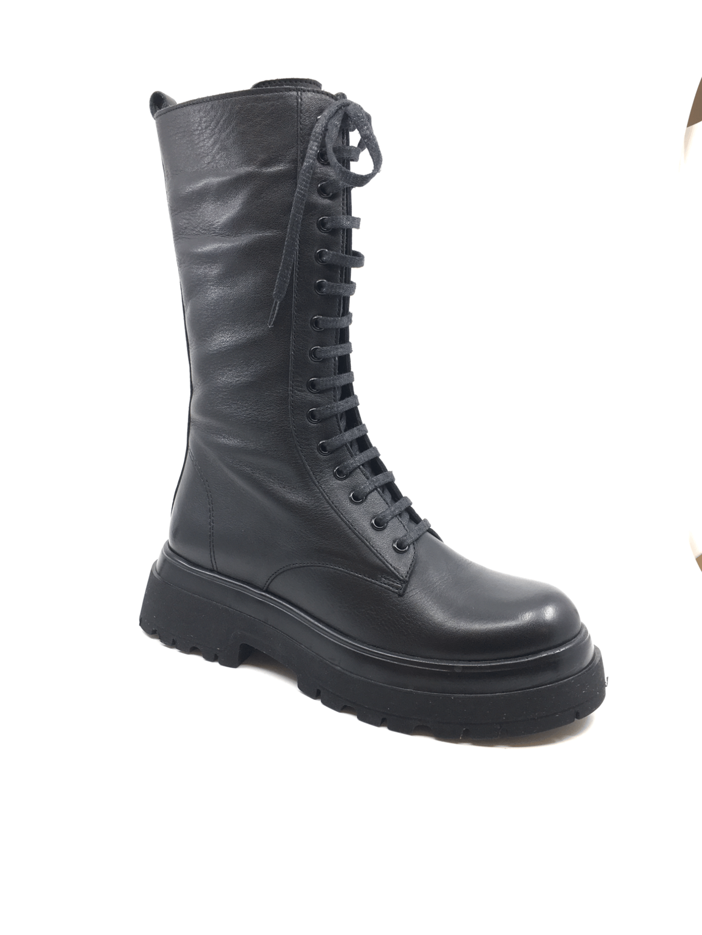Chic Full Length Lace Up Leather Womens Boots - Quality Leather Product Manufactured By Ülker Ayakkabicilik San. Ve Diş Ti̇c. Ltd. Şti̇.. Contact For B2B Orders.
