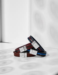 Elegant Braided Calf Leather Unisex Bracelet - Quality Leather Product Manufactured By Gumus Saraciye San. Tic. Ltd. Şti. Contact For B2B Orders.