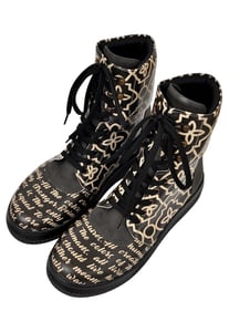 Unique Glossy Patterned Synthetic Statement Boots - Quality Leather Product Manufactured By Dogo Tasarım Sanayi Ve Ticaret A.ş.. Contact For B2B Orders.
