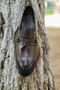 Echtleder Herren Quasten Slipper Handwerkliche Güte - Qualitatives Lederprodukt Hergestellt Von Gokman Ayakkabi Ve Deri̇ Mamulleri̇ İth. İhr. San Ve Ti̇c. Ltd. Şti̇.. Kontakt Für B2B-Bestellungen.