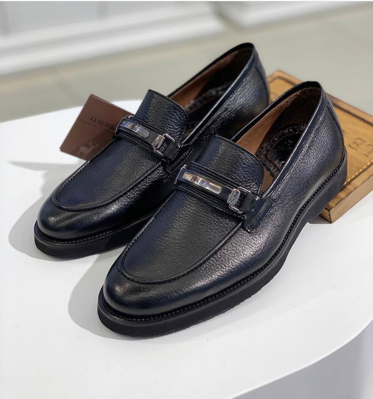 mens black dress shoes with silver buckle Men's Buckle Dress Shoes