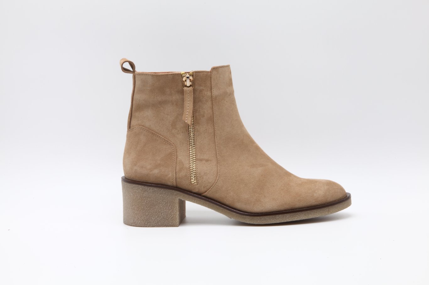 WOMAN TOFFE SPLIT COW SUEDE BOOT