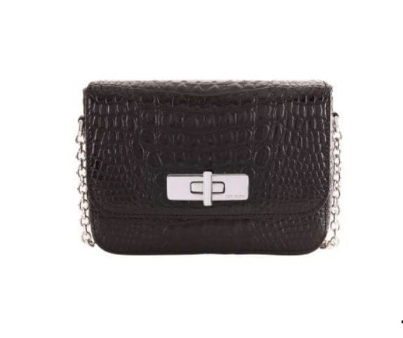 Elegante Schwarze Kroko Geprägte Ledertasche - Qualitatives Lederprodukt Hergestellt Von Dima Gıda Tekstil Deri İnşaat Maden Turizm Orman Ürünleri Sanayi Ve Ticaret Ltd.şti.. Kontakt Für B2B-Bestellungen.