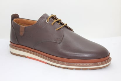 Dark Brown Genuine Leather Elegant Mens Shoe - Quality Leather Product Manufactured By Akkoç Deri̇ Sanayi̇ Ve Ti̇caret A.ş.. Contact For B2B Orders.