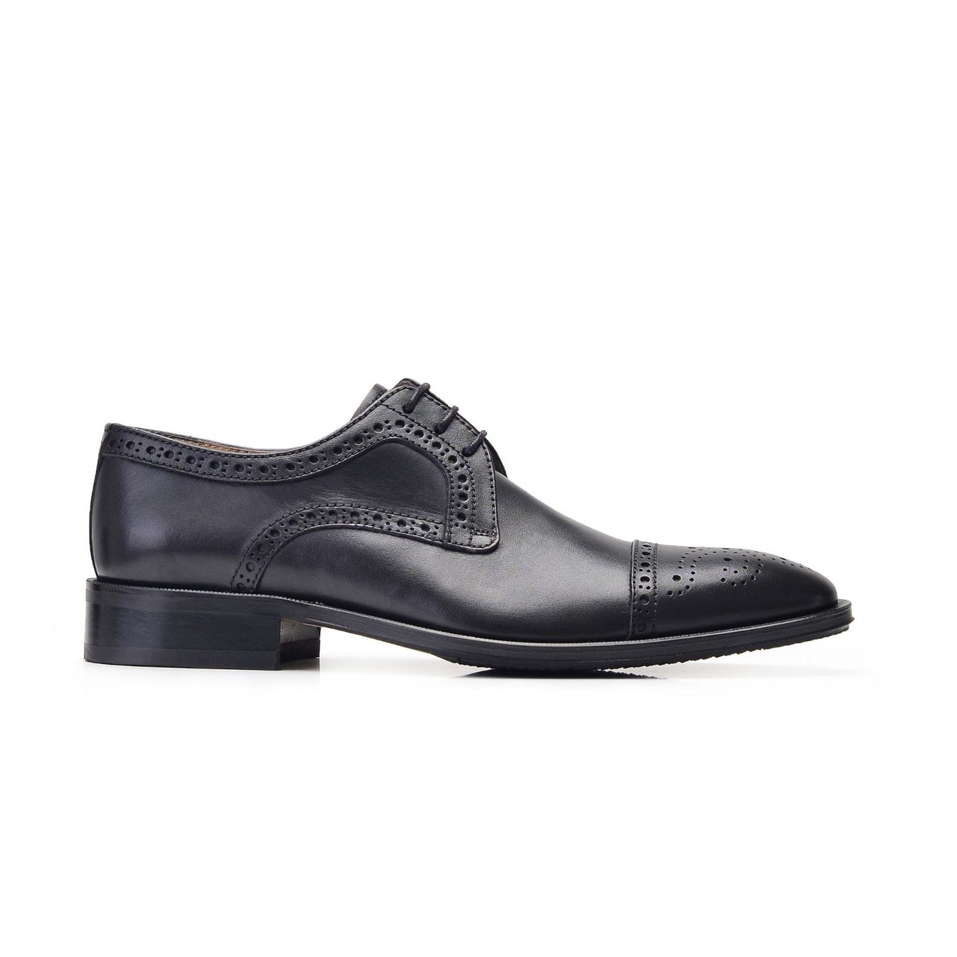 Nevzat Onay Genuine Leather Black Men Classical Shoes -11867-