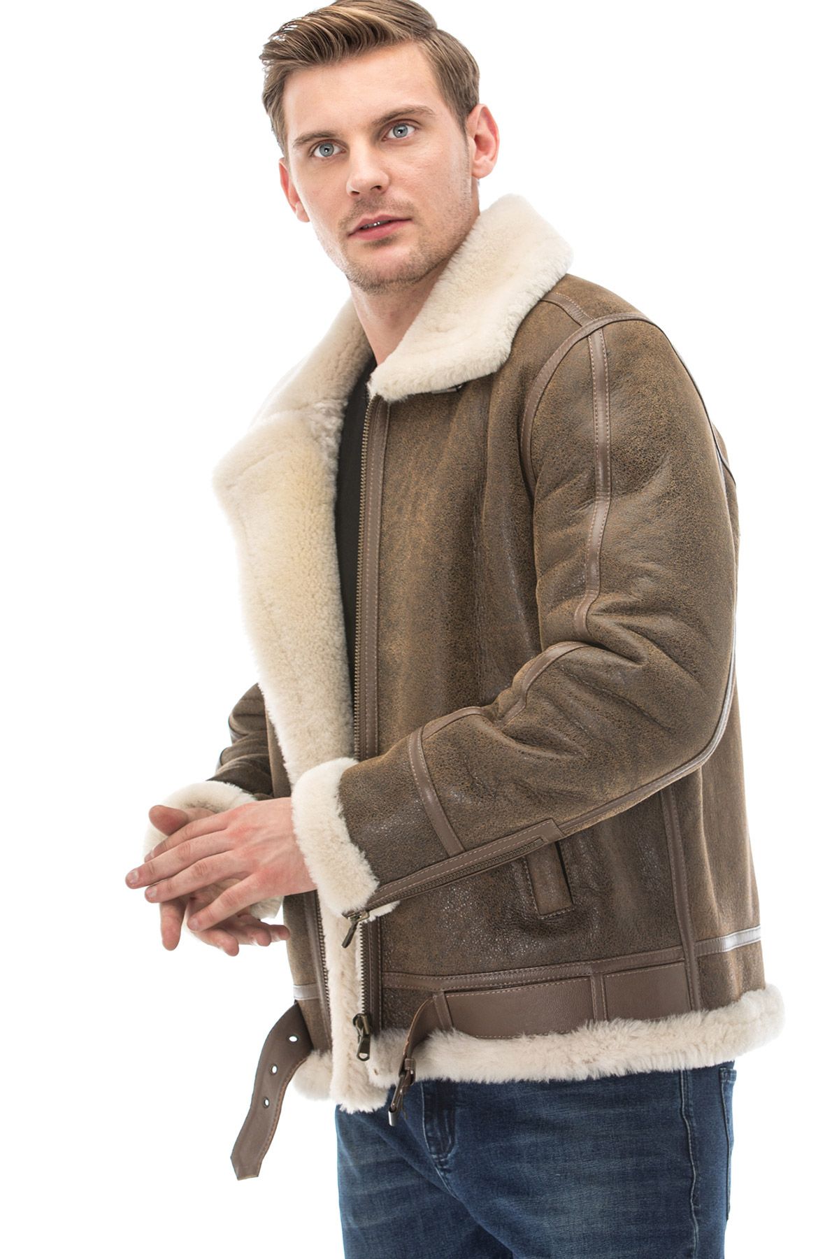 Men's sheepskin jacket
