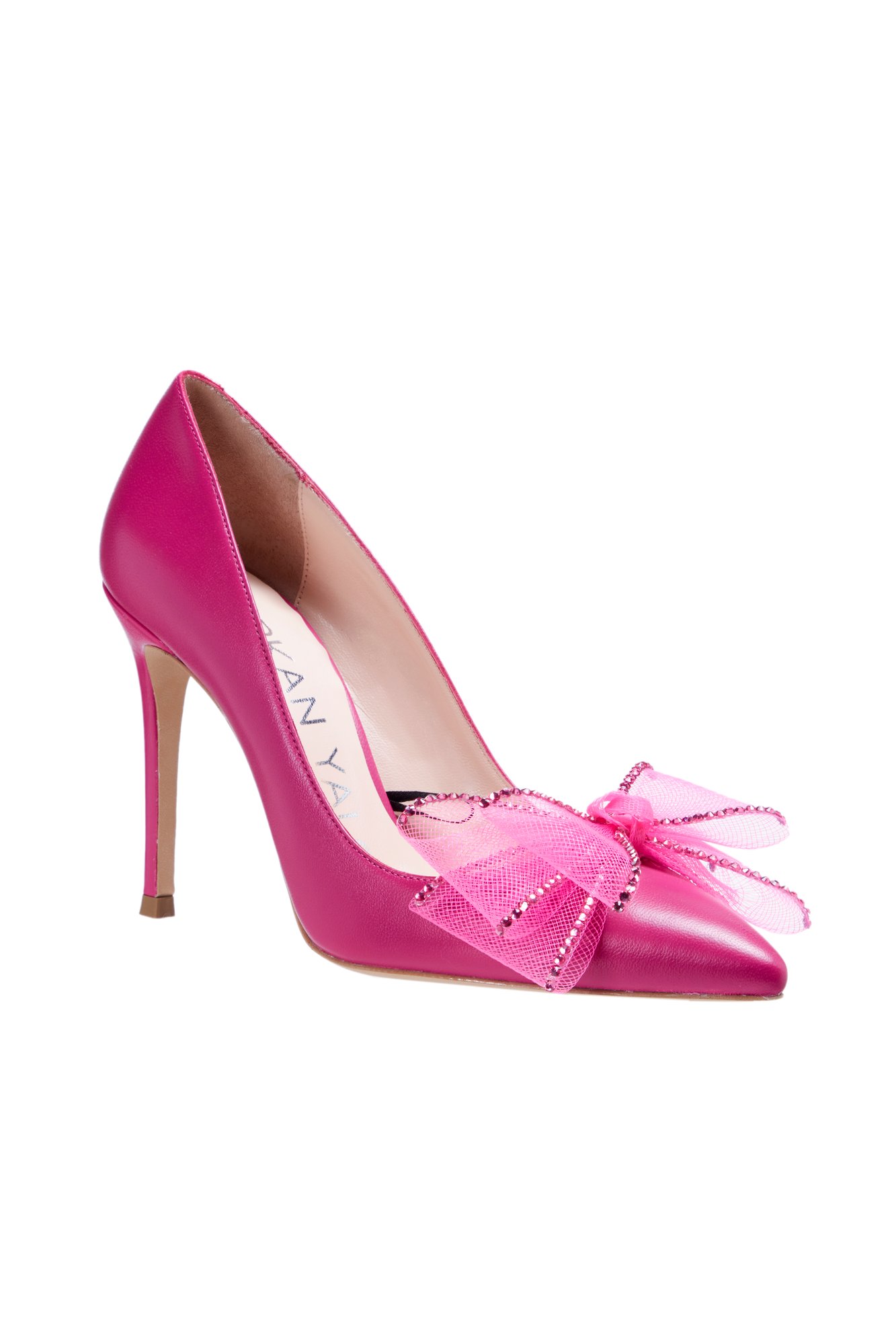 Elegant Bow Detailed Genuine Leather Pumps - Quality Leather Product Manufactured By Serkan Yalgi Ayakkabi San.ve Diş.ti̇c.ltd.şti̇. Contact For B2B Orders.