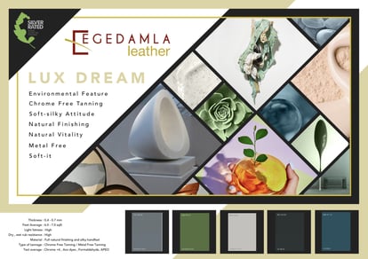Egedamla Lux Dream Silky Natural Garment Leather - Quality Leather Product Manufactured By Özküplemez Deri̇ Ve Tarim San. Ti̇c. Ltd. Sti̇.. Contact For B2B Orders.
