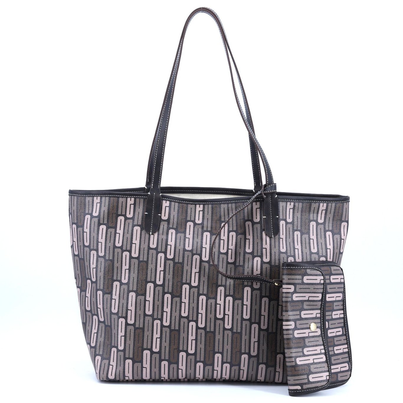 Elegant Monogram Patterned Leather Shoulder Bag - Quality Leather Product Manufactured By F.b. Aksesuar Çanta Teksti̇l İnş. San. Ti̇c. Ltd. Şti̇.. Contact For B2B Orders.