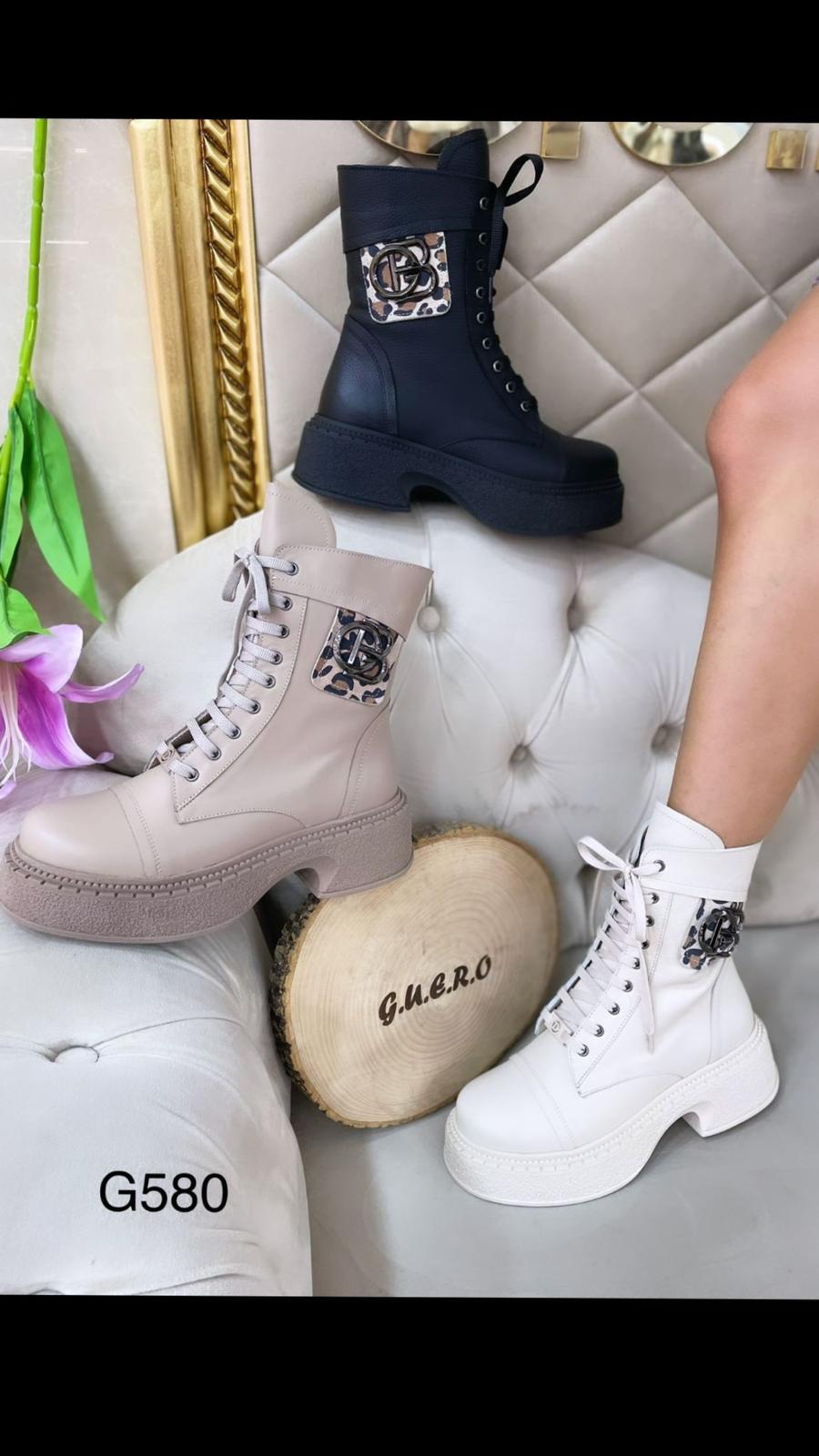 Leather Upper Women  Boots