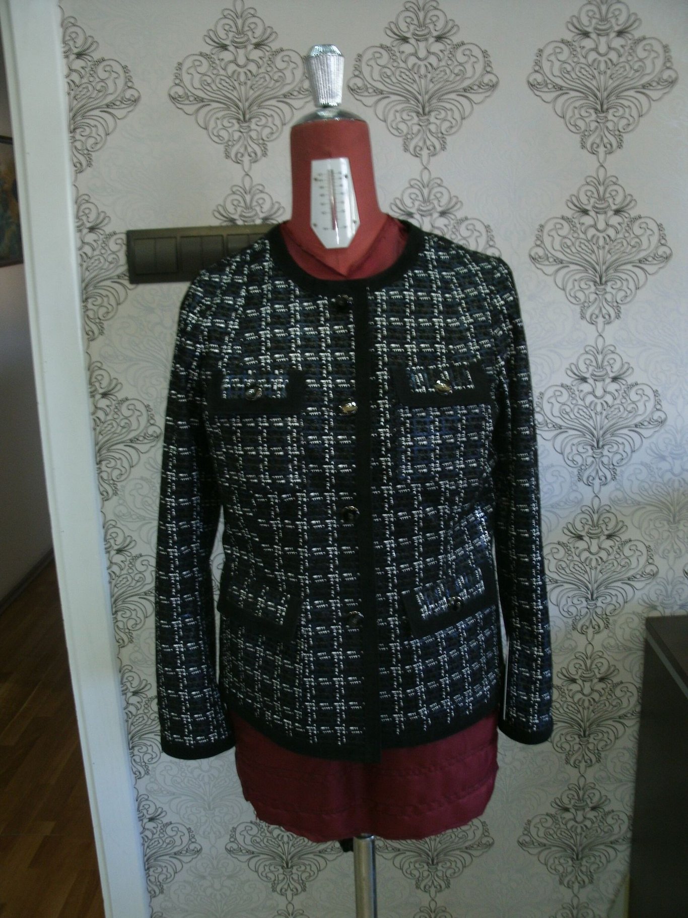 Elegant Multi-Colored Suede Patterned Design Jacket - Quality Leather Product Manufactured By Akıcı Deri Konfeksiyon San. Ve Tic. Ltd. Şti.. Contact For B2B Orders.