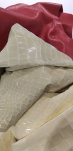 Luxurious Embossed Patent Ovine Leather Exquisite Design - Quality Leather Product Manufactured By Marmara Deri San. Ve Tic. Ltd. Şti.. Contact For B2B Orders.