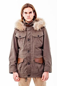 Mens Luxury Fur Trimmed Parka Jacket - Quality Leather Product Manufactured By Süed Mod Deri̇ci̇li̇k San Ve Ti̇c Ltd. Şti̇.. Contact For B2B Orders.