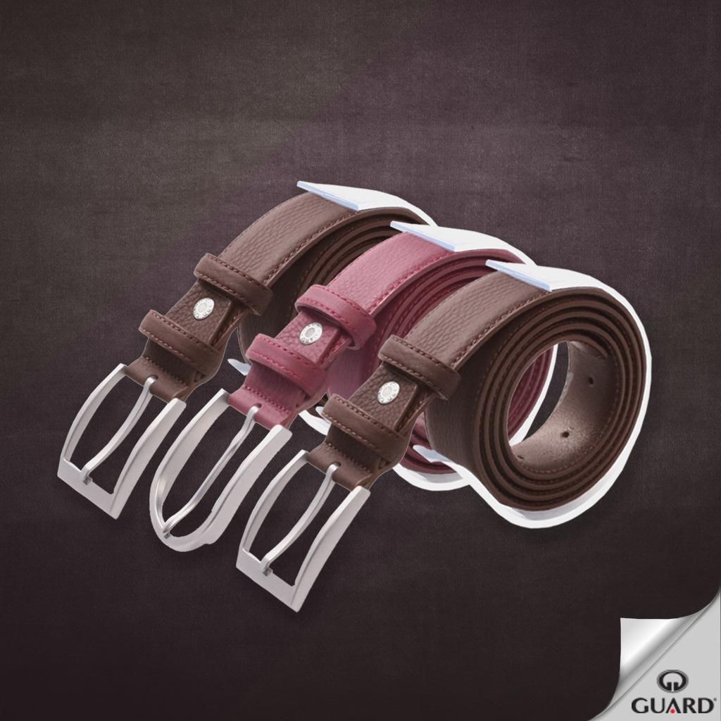 Herren Klassischer Kalbsleder Gürtel Elegantes Design