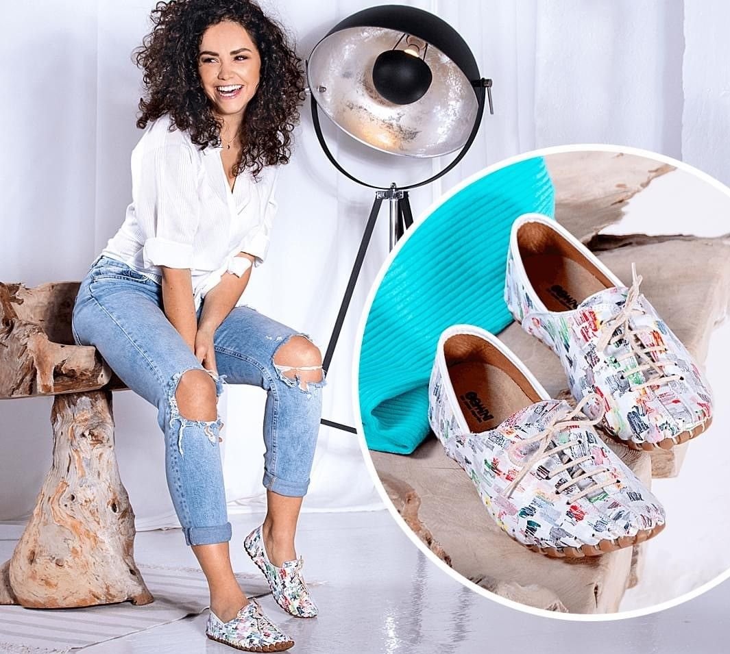 Leather Upper Women  Comfort Shoes